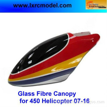 Glass Fibre Canopy for 450 Helicopter 07-16